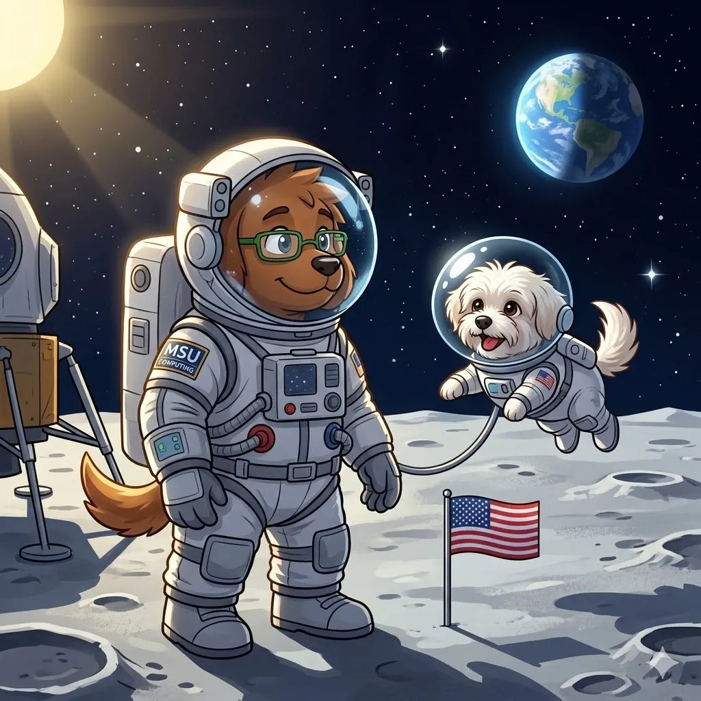 Titi's Space Adventure: A Trip to the Moon