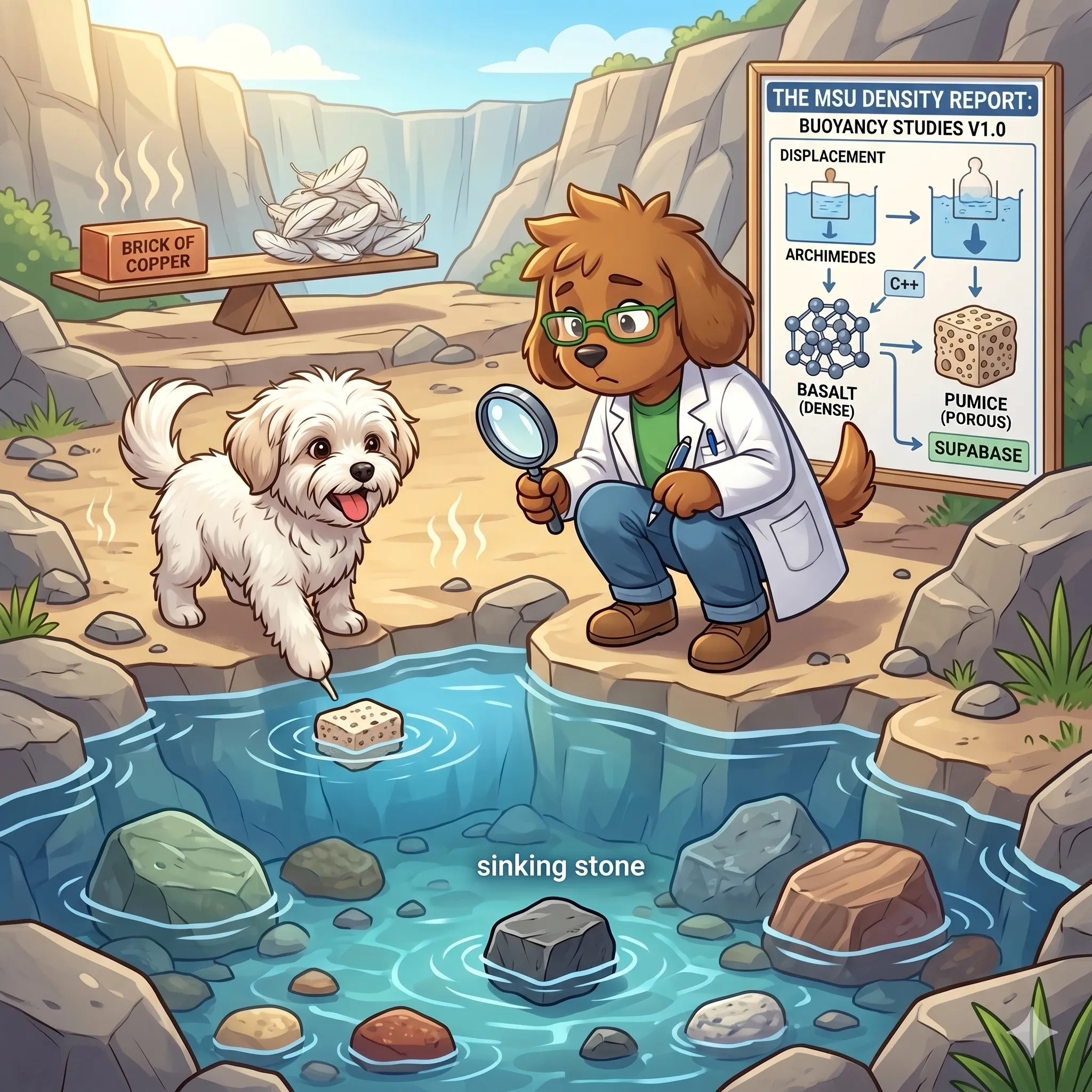 The Mystery of the Sinking Stones: Density and Buoyancy